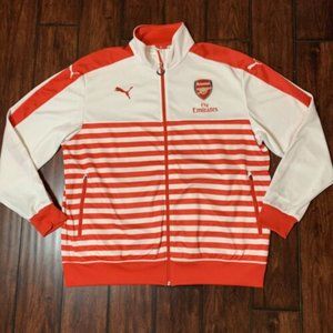 Puma Arsenal FC Full Zip Soccer Men's Athletic Jacket [Large]